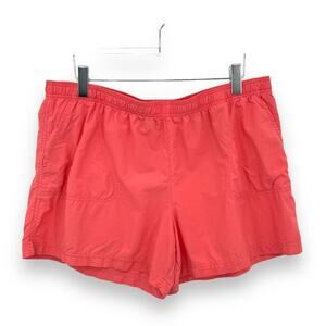 Columbia shorts women's XXL 100% nylon adjustable elastic waistband outdoor